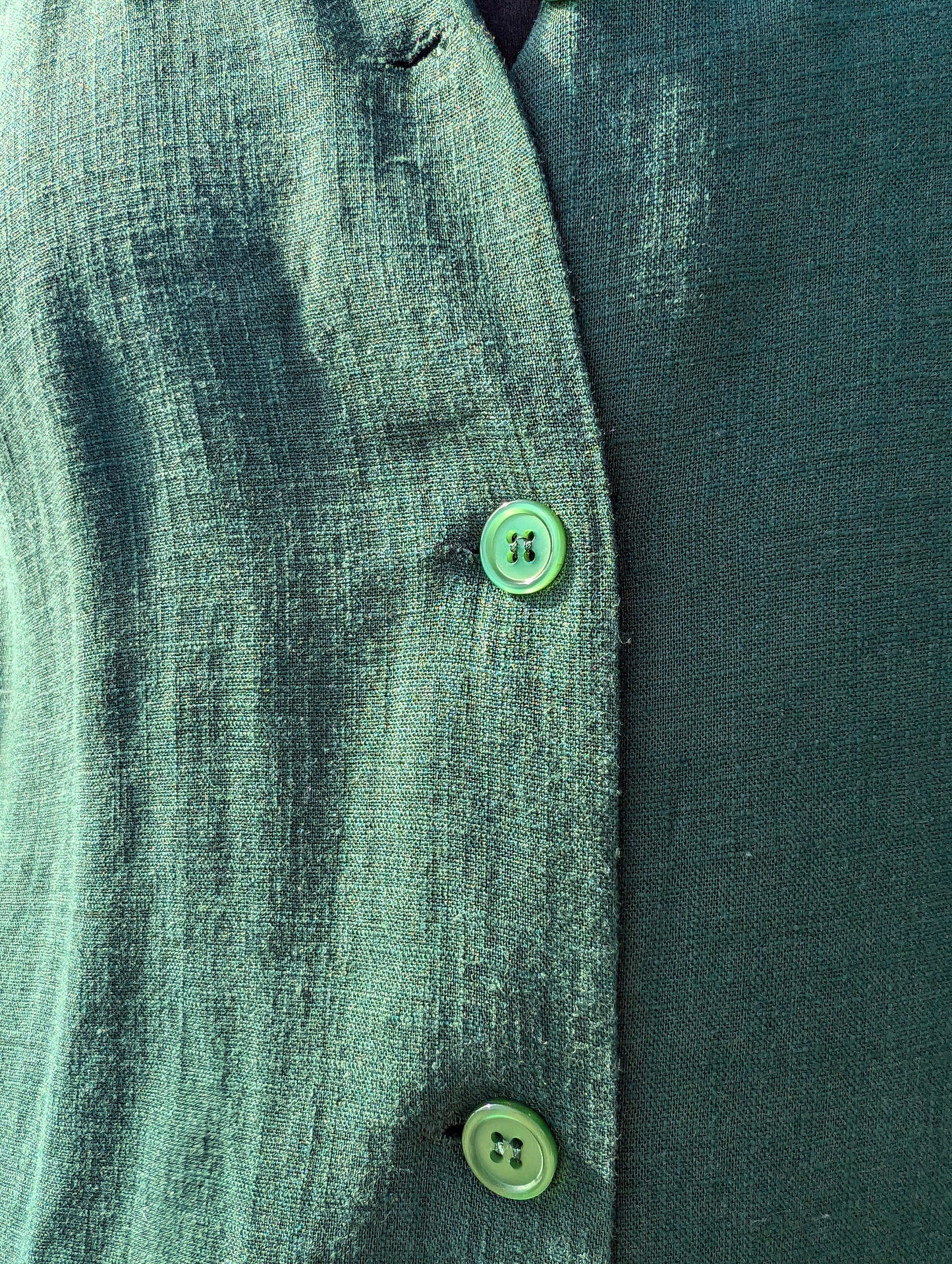 Large shirt Linen green