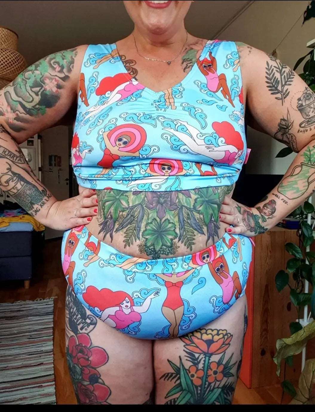 Bikinitopp Kvinnor som vågar Rosa | Rino Badkläder i S från Rino Design Sthlm