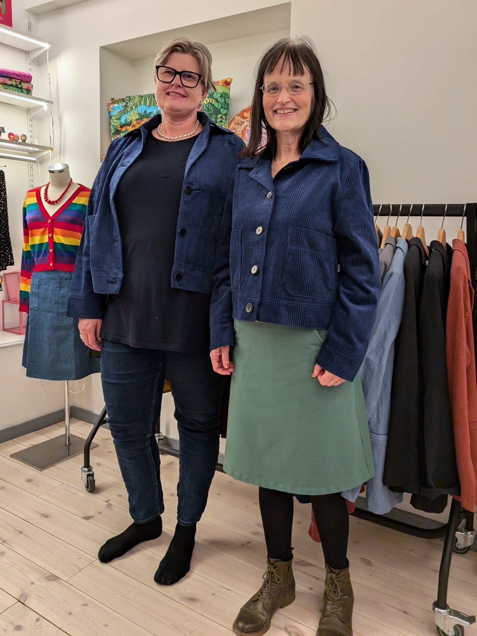 Blå Manchesterjacka - Rino Design Sthlm