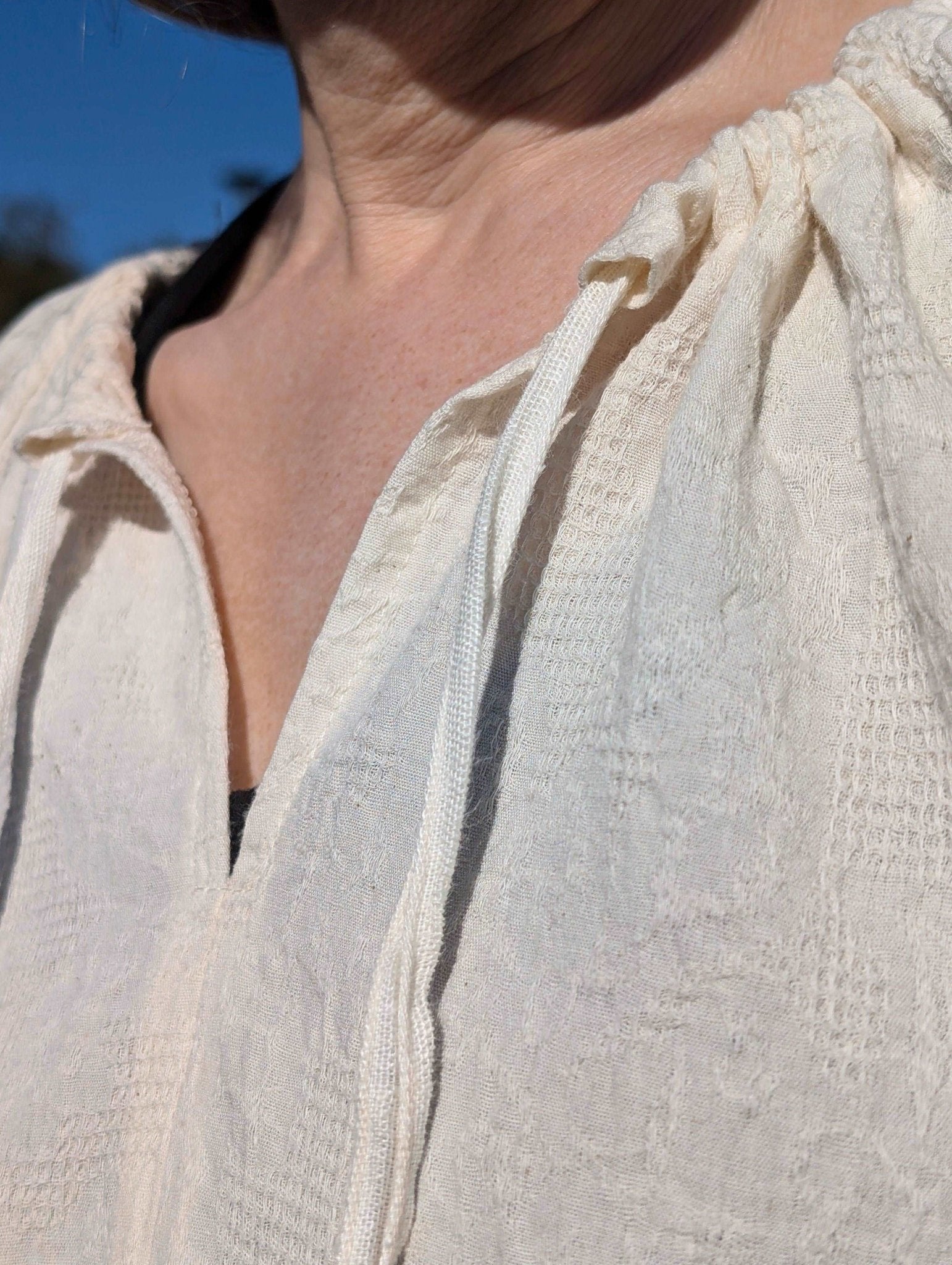 Blus Cozy Off white | Rino Blus i S från Rino Design Sthlm