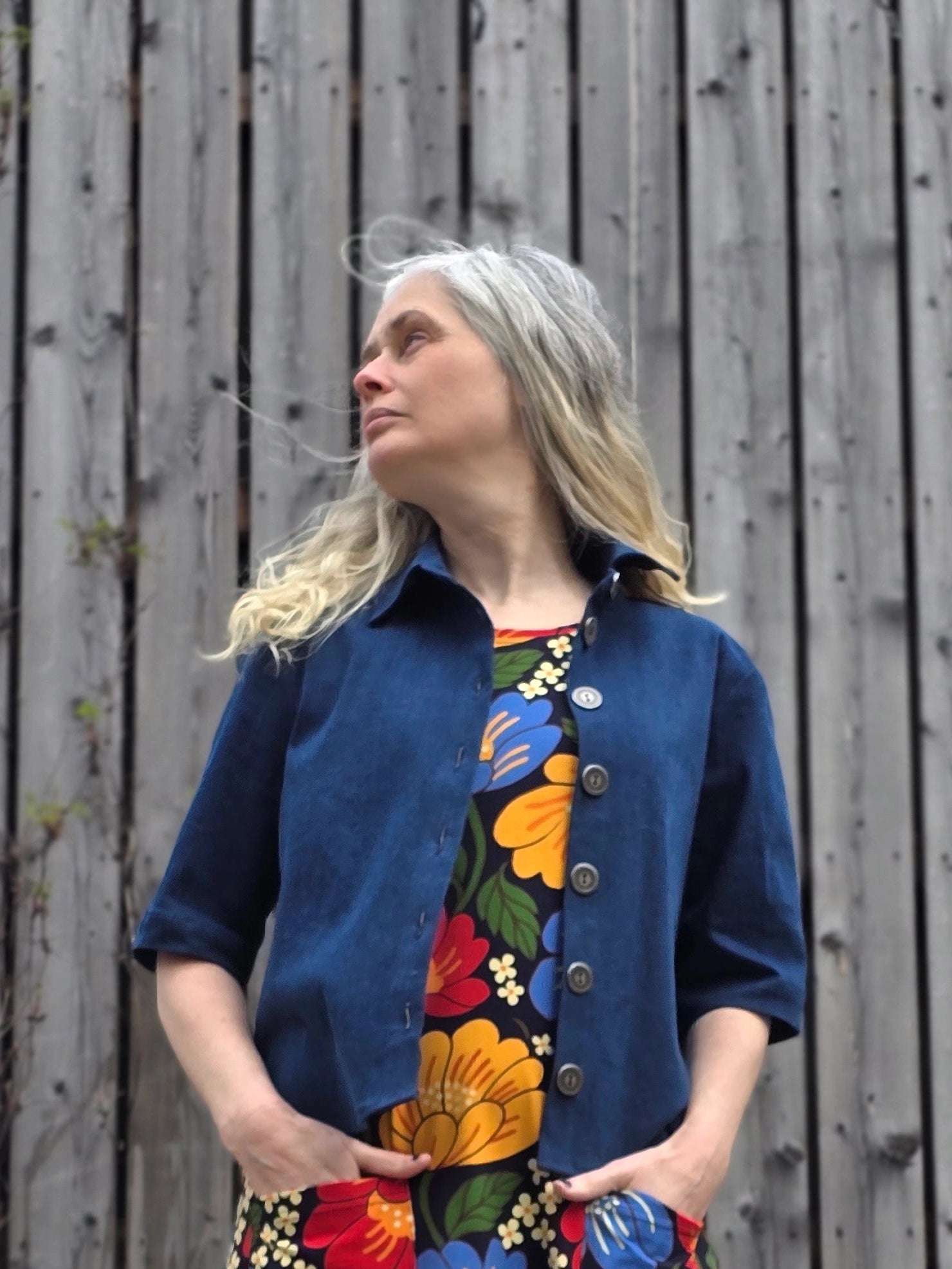 Blus Dark Jeans | Rino Blus i S från Rino Design Sthlm