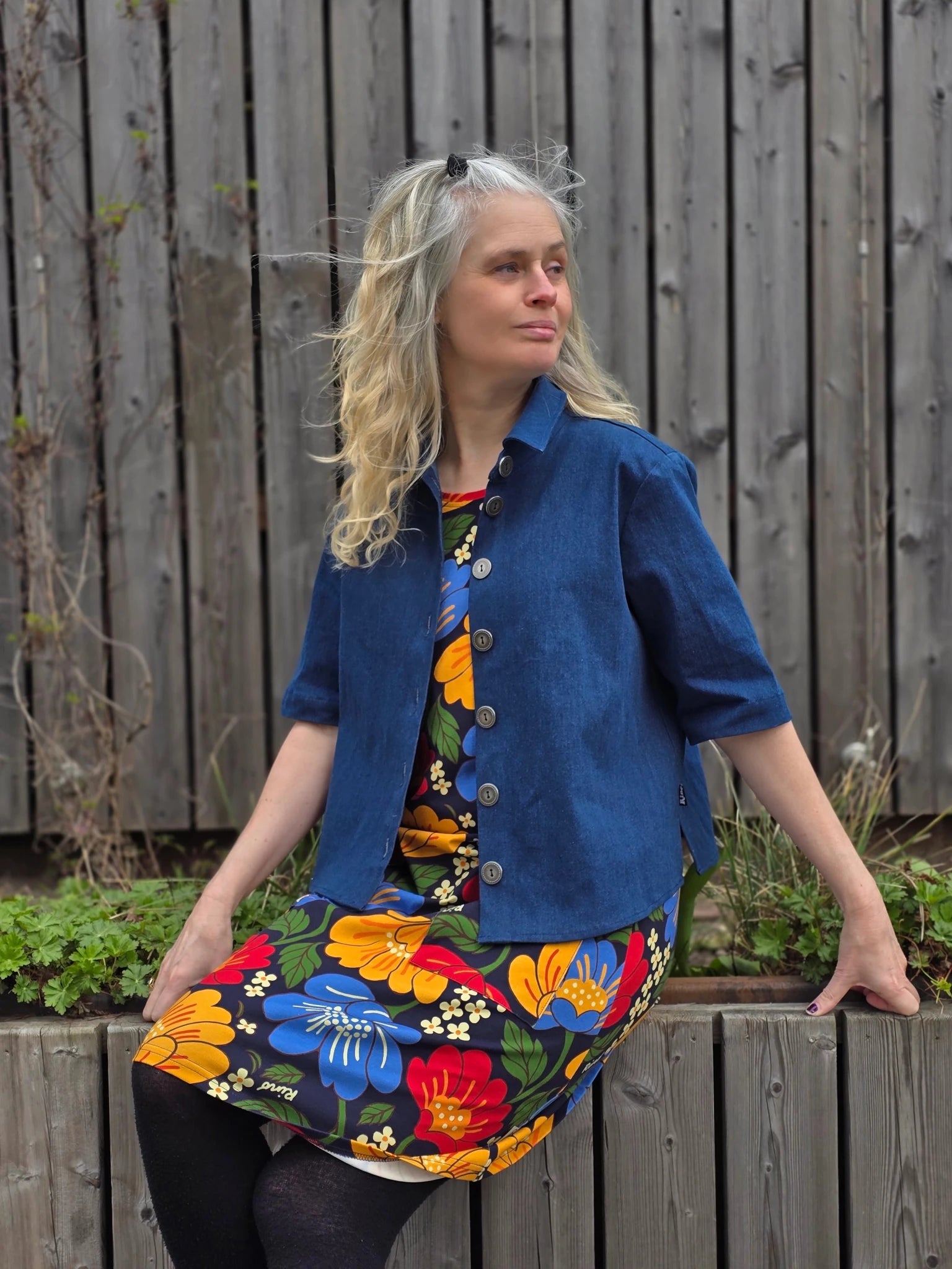 Blus Dark Jeans | Rino Blus i S från Rino Design Sthlm