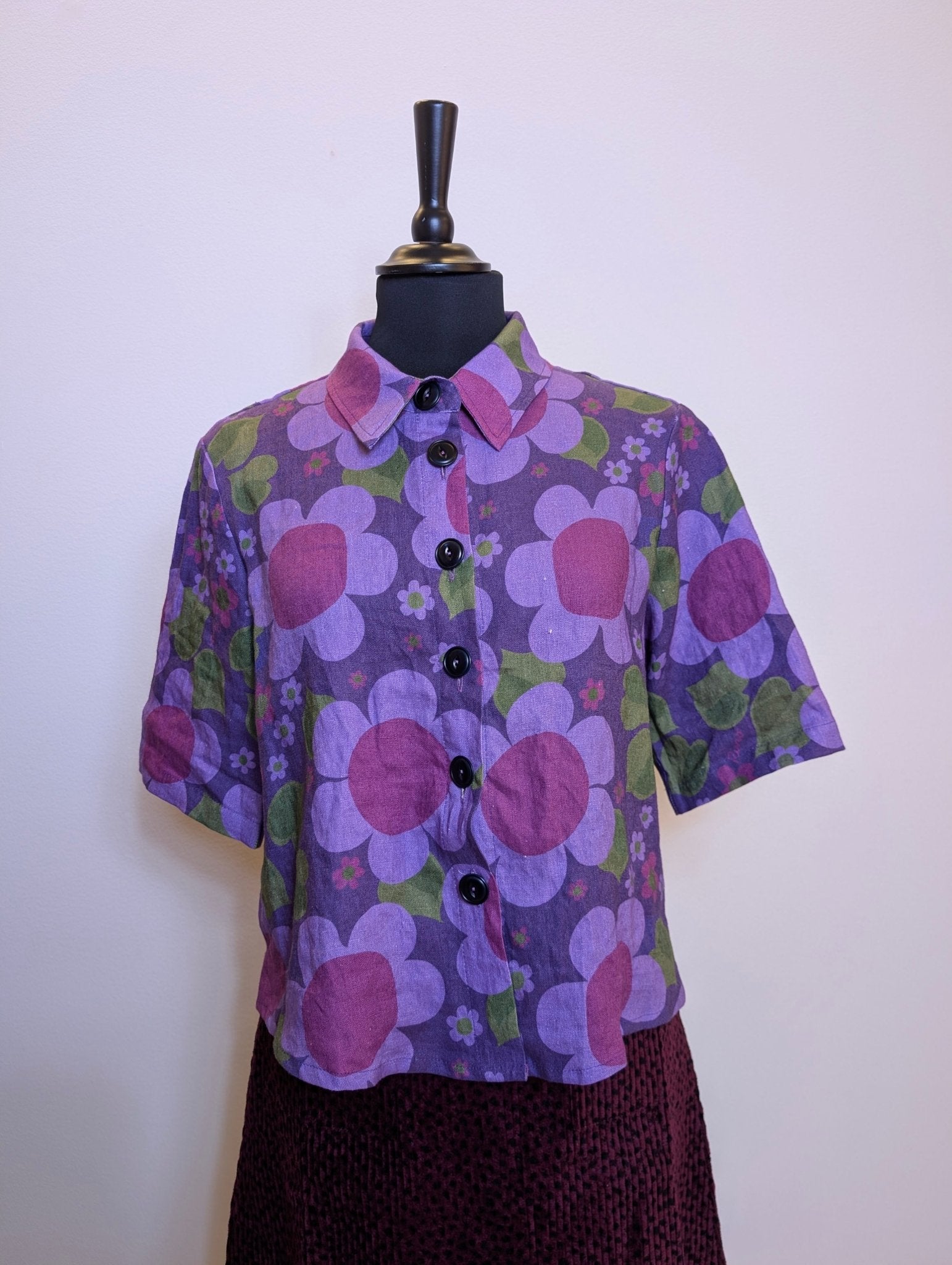 Blus Lila Solblomma - Rino Design Sthlm