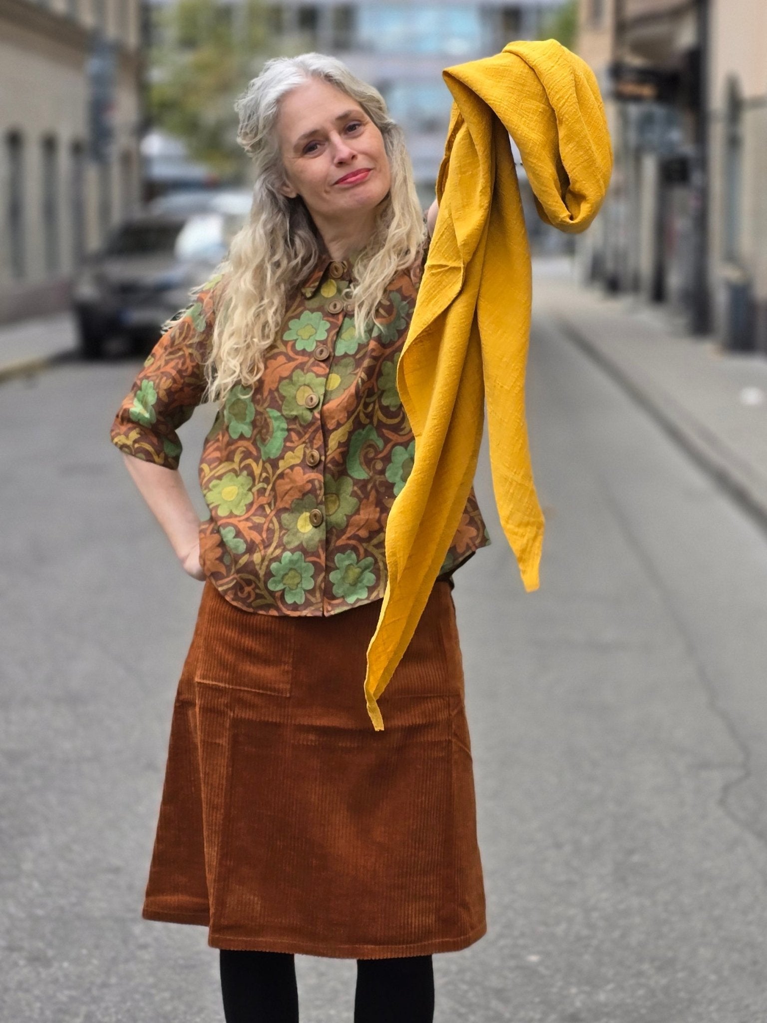 Blus Linne Ranka | Rino Blus i S från Rino Design Sthlm