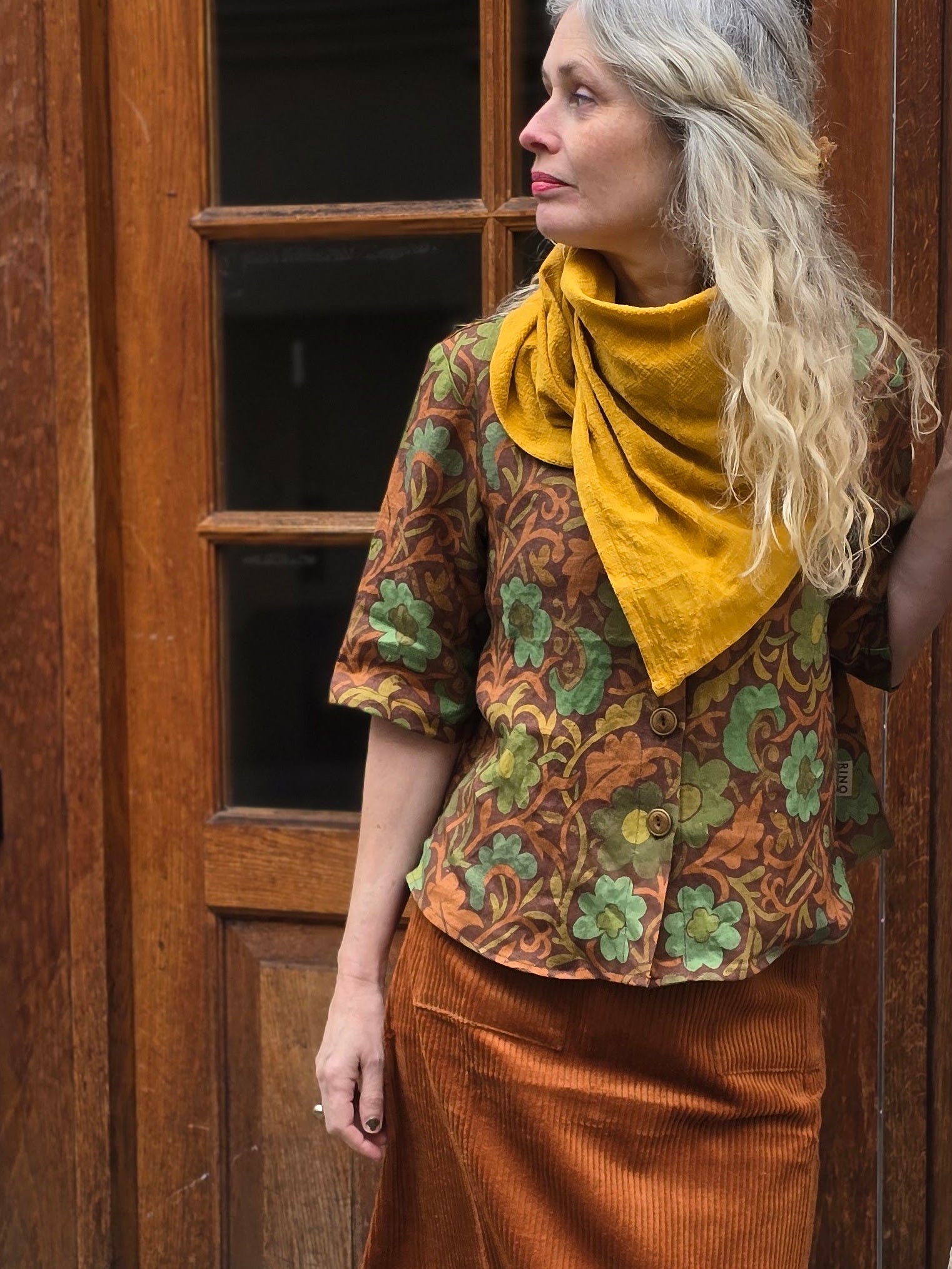Blus Linne Ranka | Rino Blus i S från Rino Design Sthlm