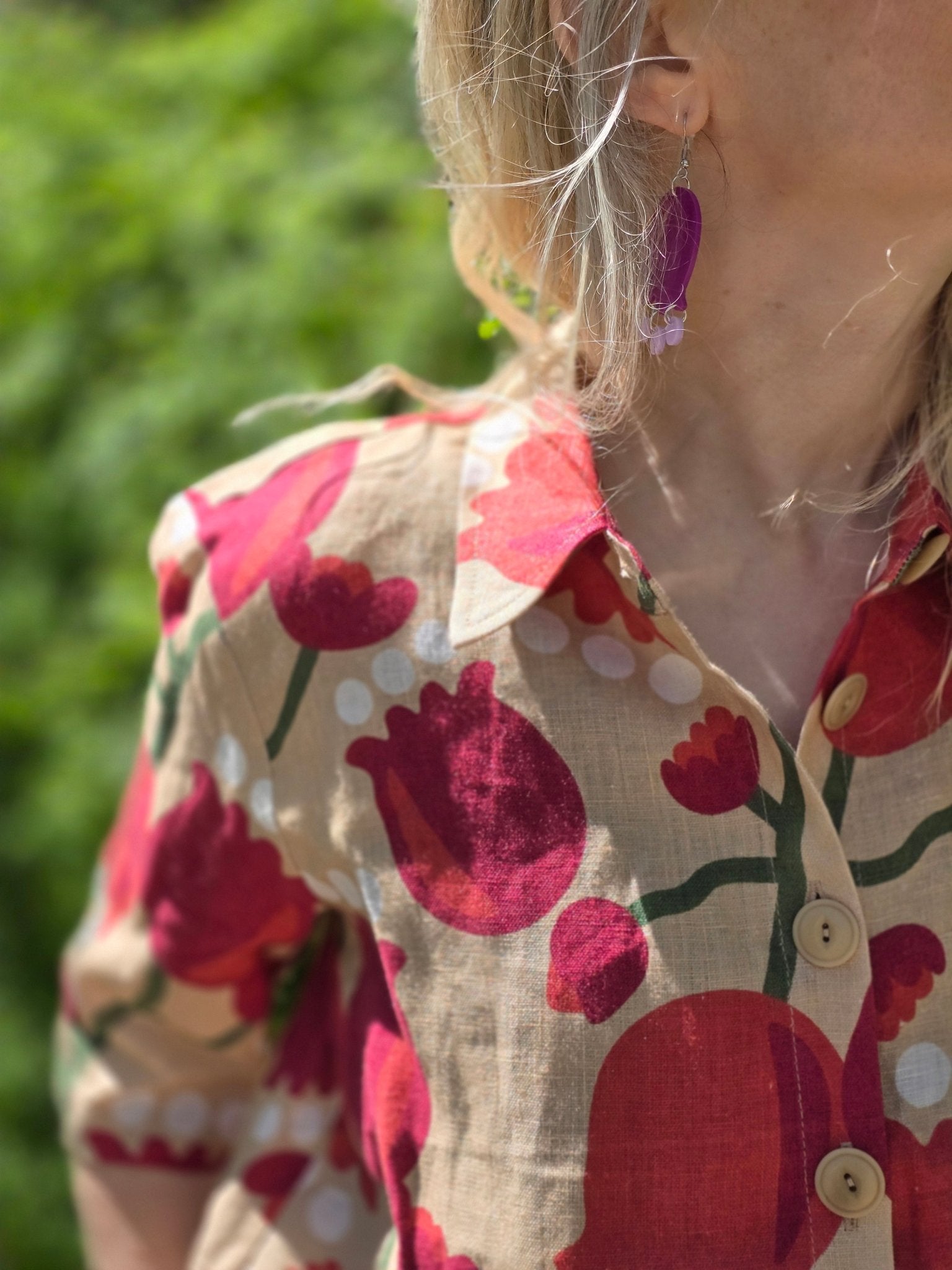 Blus ljus Tulpan | Rino Blus i S från Rino Design Sthlm