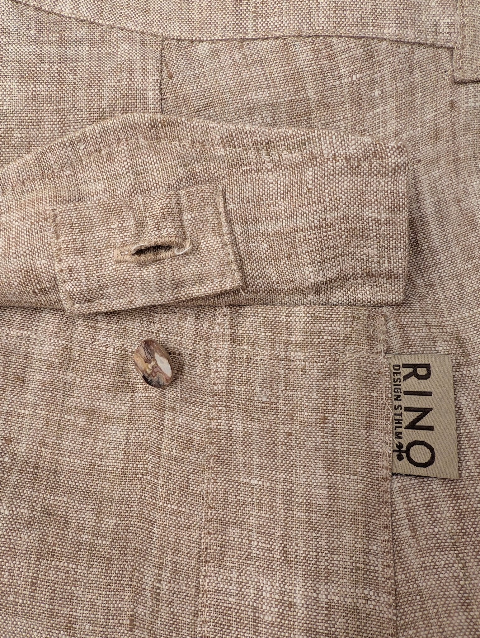 Byxor 100% Linne Beige | Rino Man Byxor i S från Rino Design Sthlm