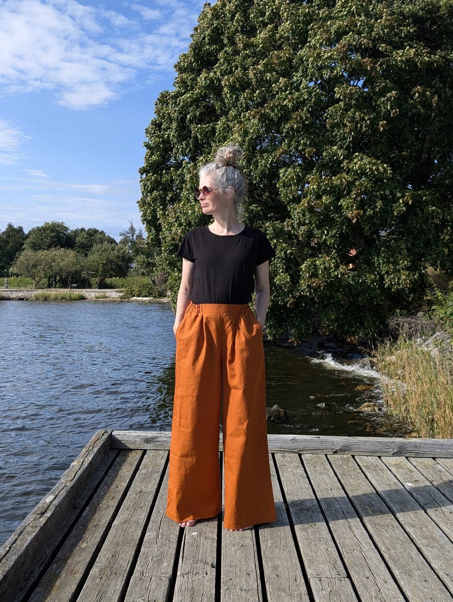 Byxor City Rost | Rino Byxor i S från Rino Design Sthlm