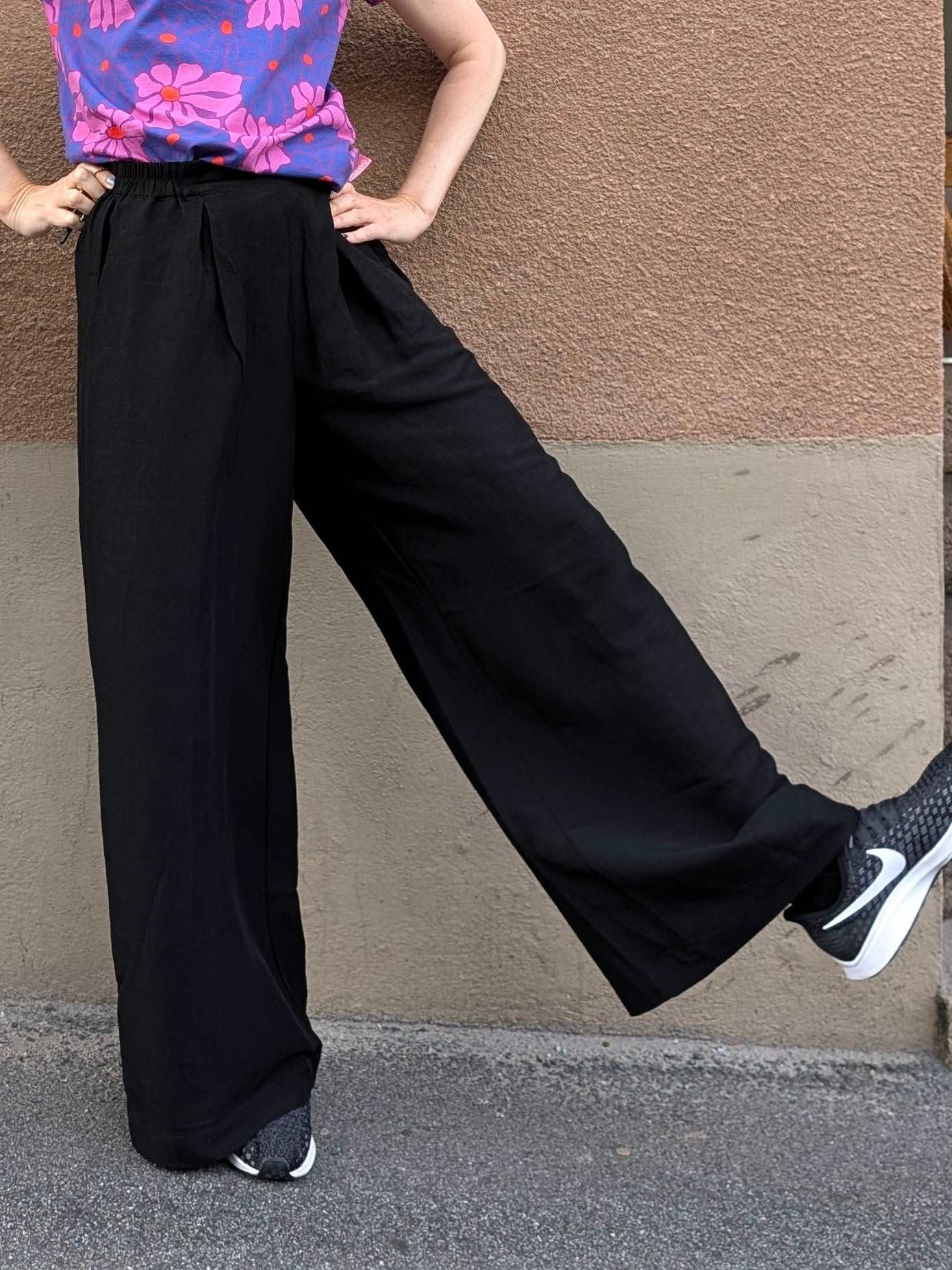 Svarta Linnebyxor City | Rino Byxor i S från Rino Design Sthlm