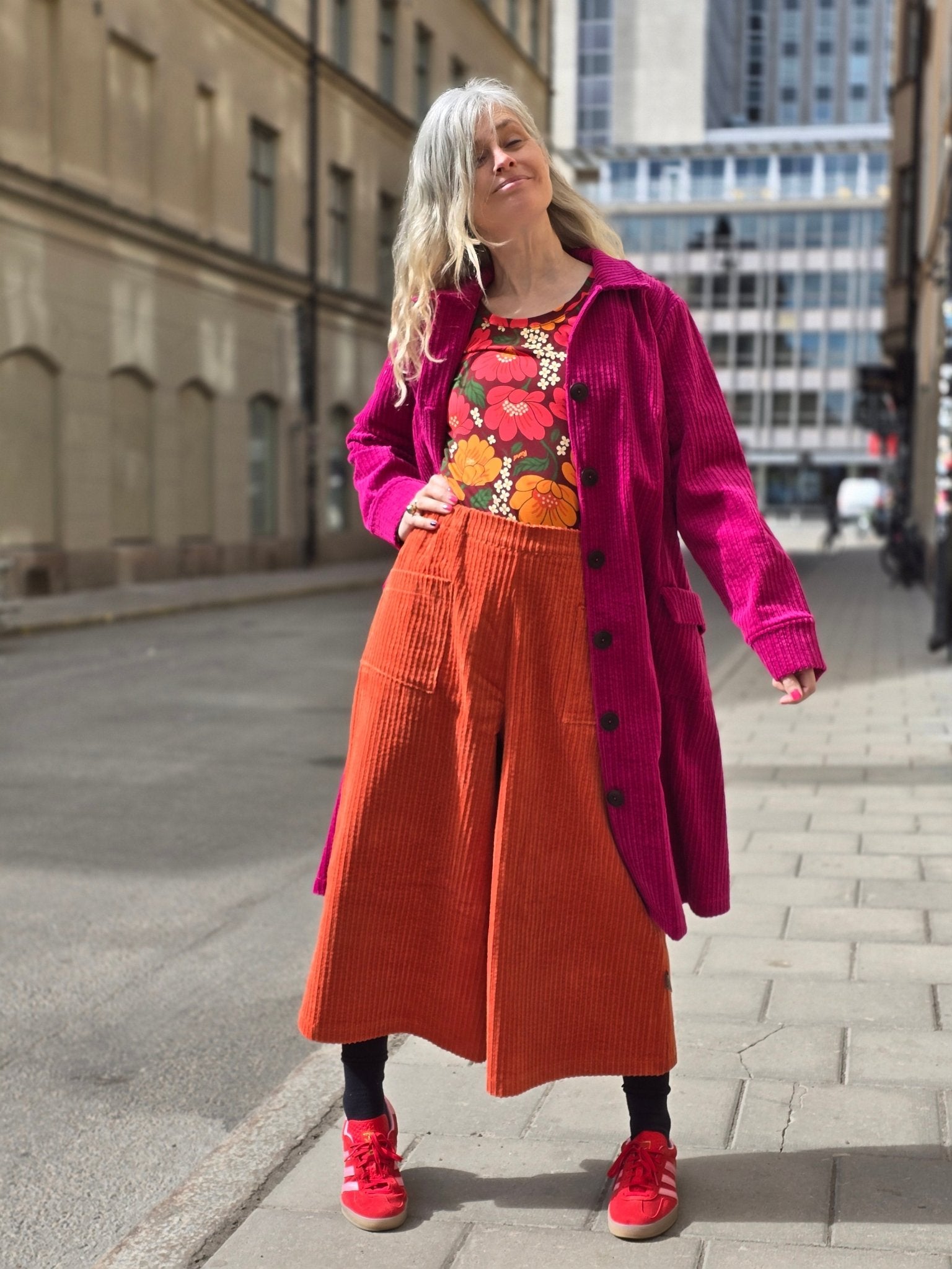 Culottebyxor manchester orange | Rino Byxor i S från Rino Design Sthlm