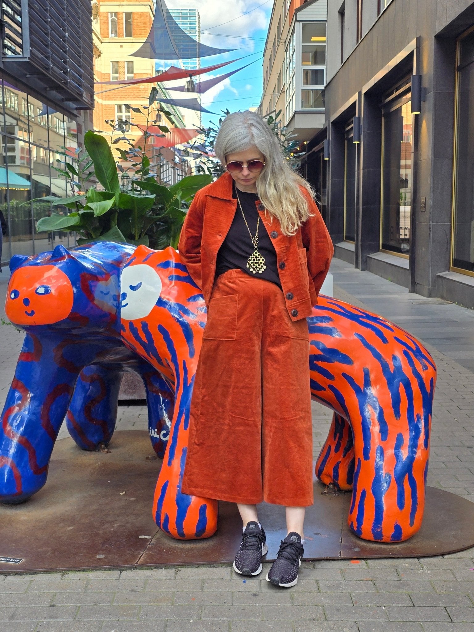 Culottebyxor manchester rost | Rino Byxor i S från Rino Design Sthlm