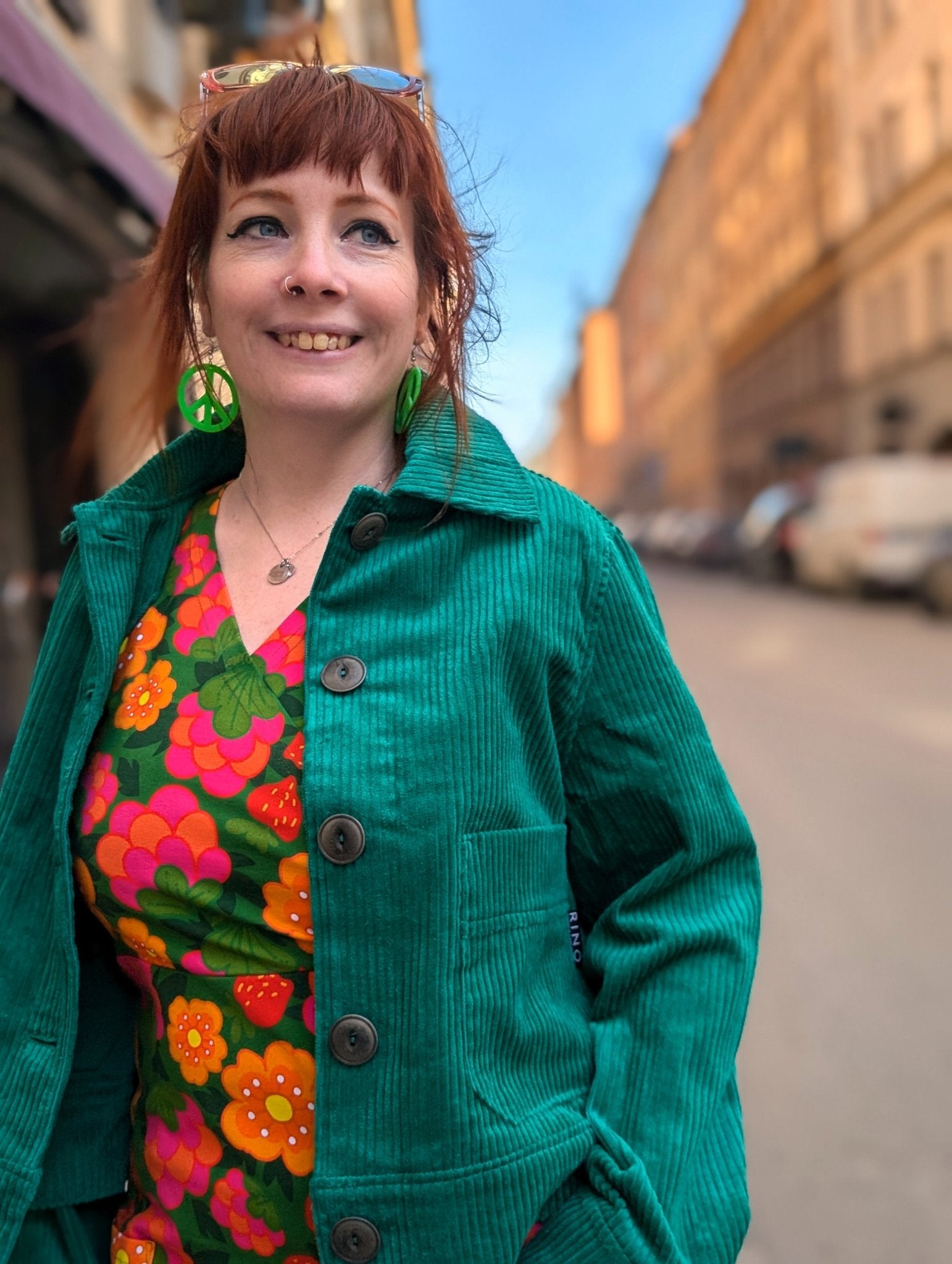 Manchesterjacka Grön | Rino Jacka i S från Rino Design Sthlm