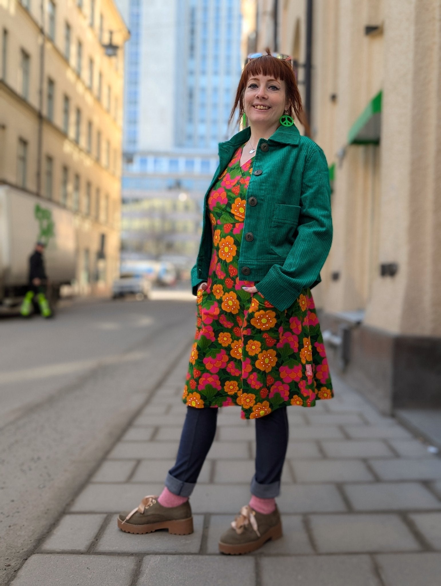 Grön Manchesterjacka - Rino Design Sthlm