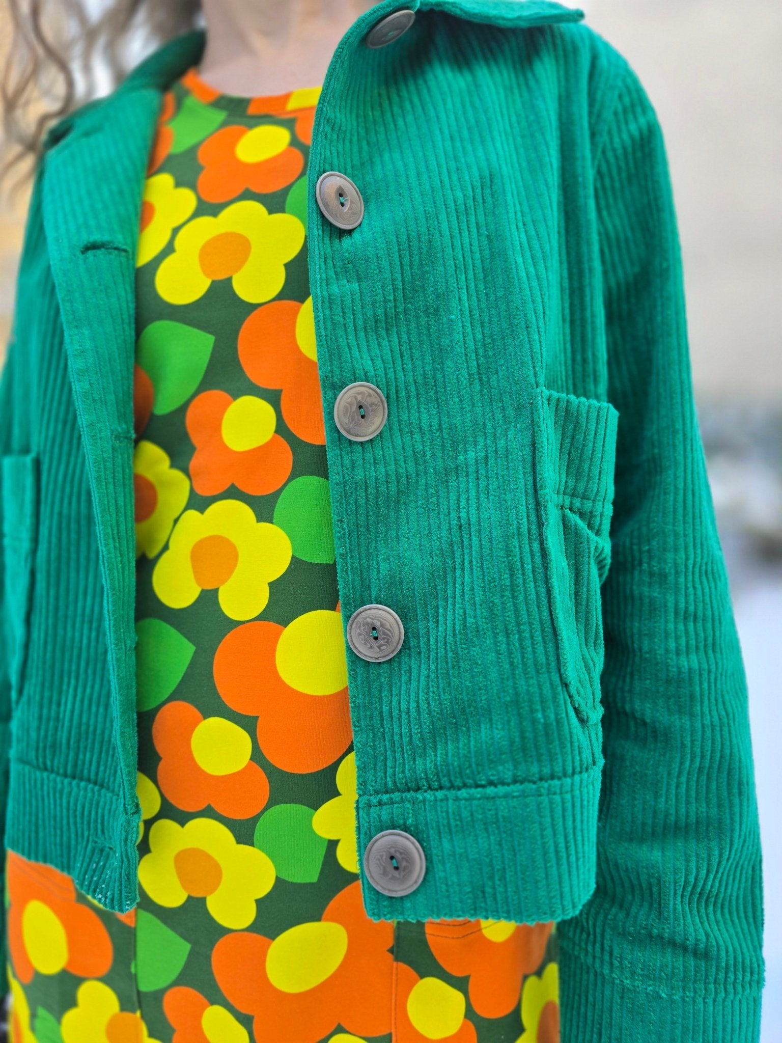 Manchesterjacka Grön | Rino Jacka i S från Rino Design Sthlm