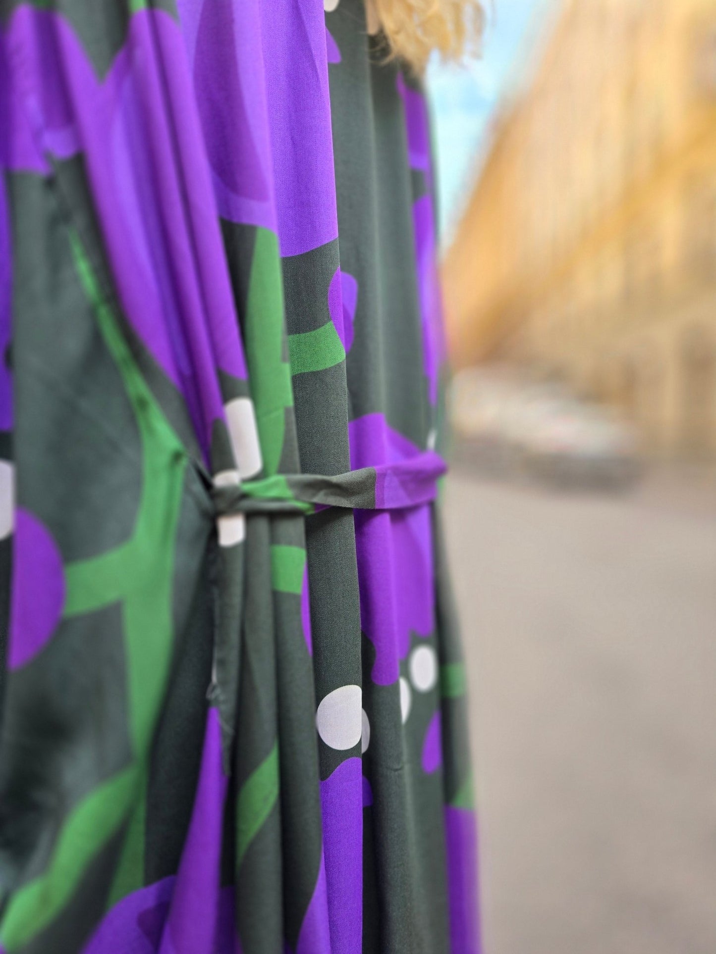Kaftanklänning Multi Lila Tulpan - Rino Design Sthlm