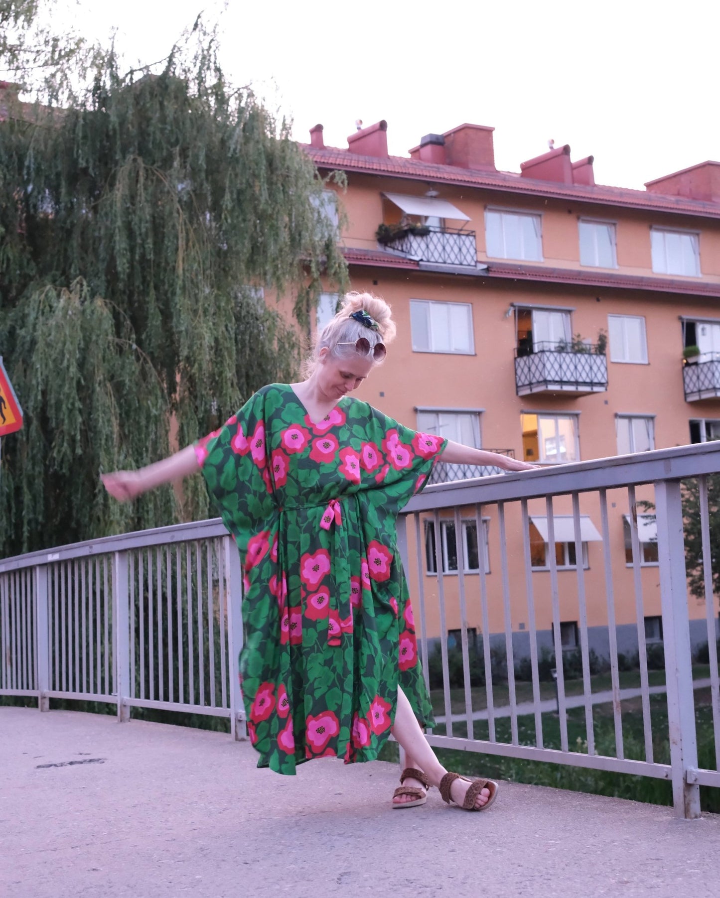 Kaftanklänning Multi Törnrosa - Rino Design Sthlm