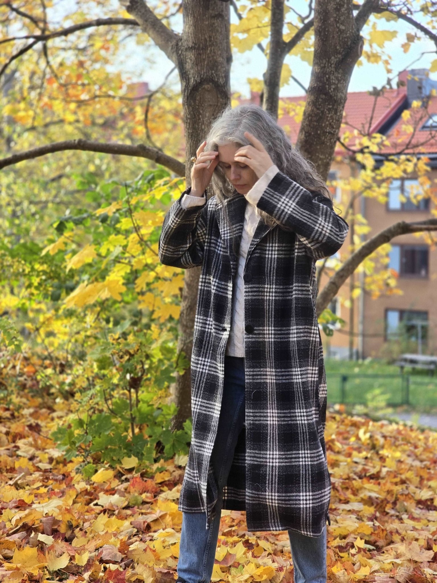 Kappa City Rutig | Rino Kappa ull i S/M från Rino Design Sthlm