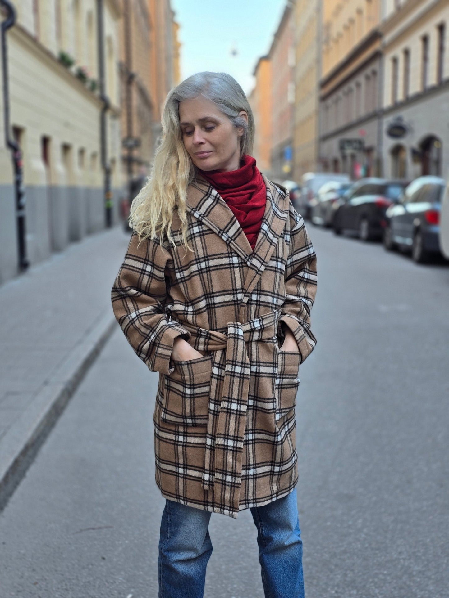 Kappa Rödluvan Rutig - Rino Design Sthlm