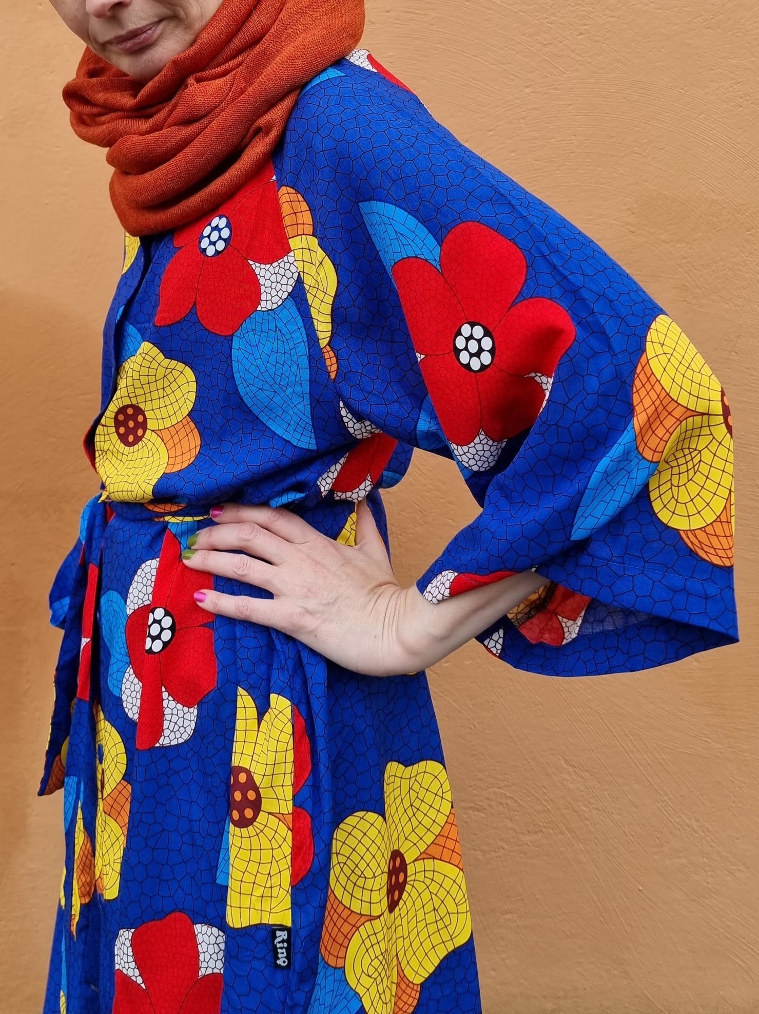 Kimono färgglad | Rino Kimono i S/M från Rino Design Sthlm