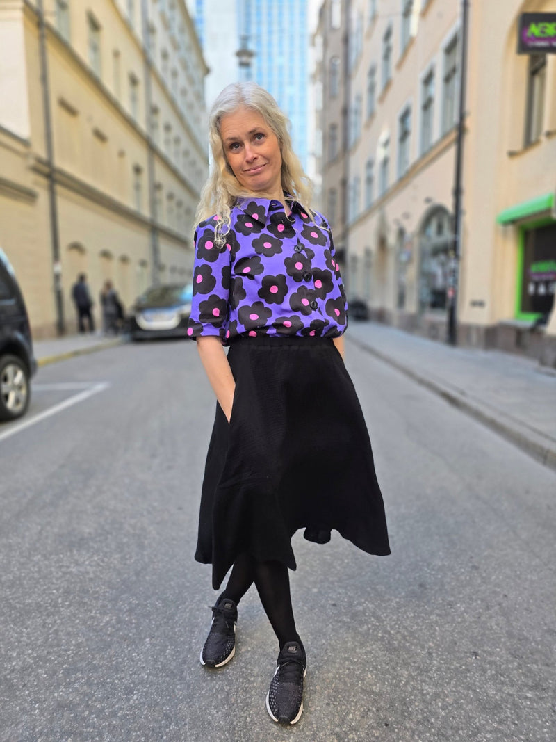 Kjol muslin Svart | Rino Kjol muslin i S från Rino Design Sthlm