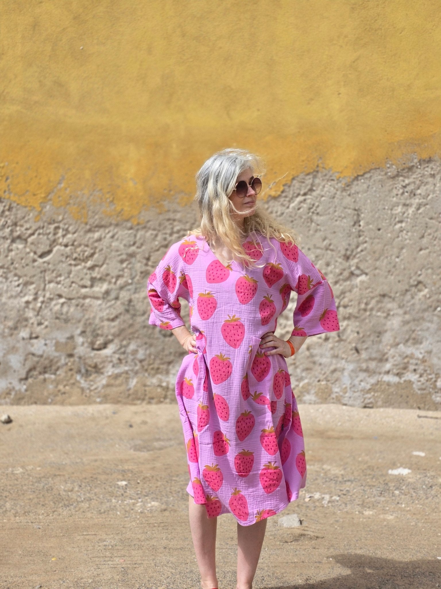 Klänning Vera Jordgubbe | Rino Klänning i S från Rino Design Sthlm