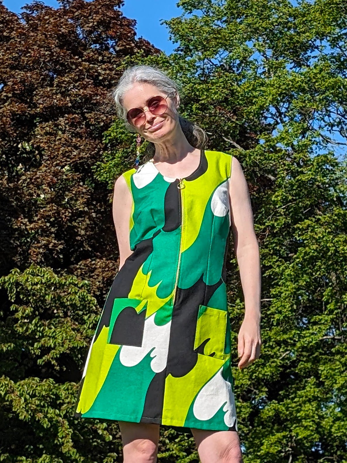 Klänning Linnea Fristedt grön - Rino Design Sthlm