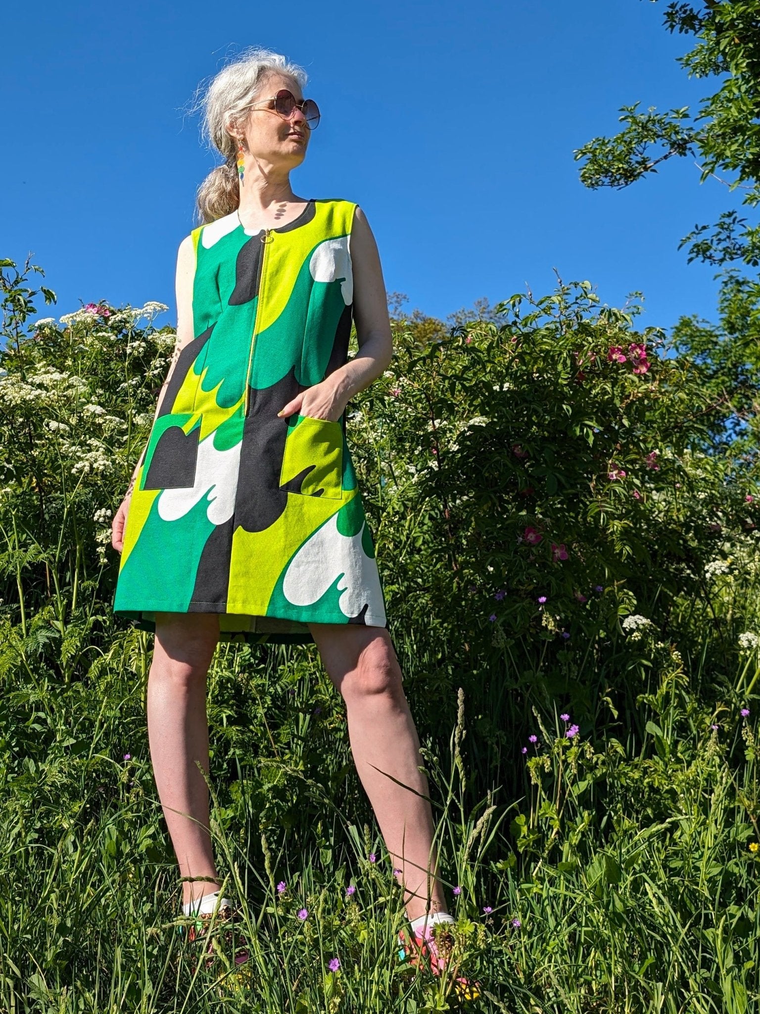 Klänning Linnea Fristedt grön - Rino Design Sthlm