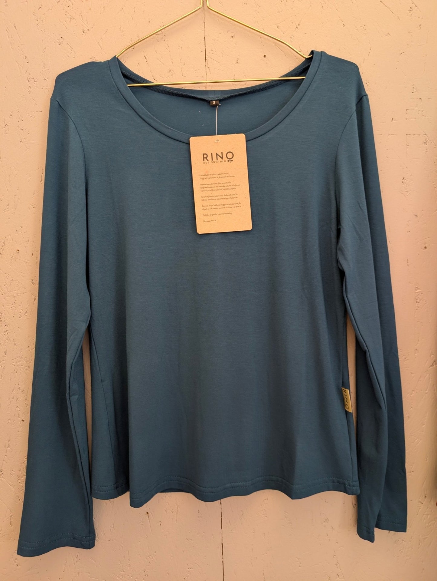 Långärmad tröja Bambu Petrol - Rino Design Sthlm