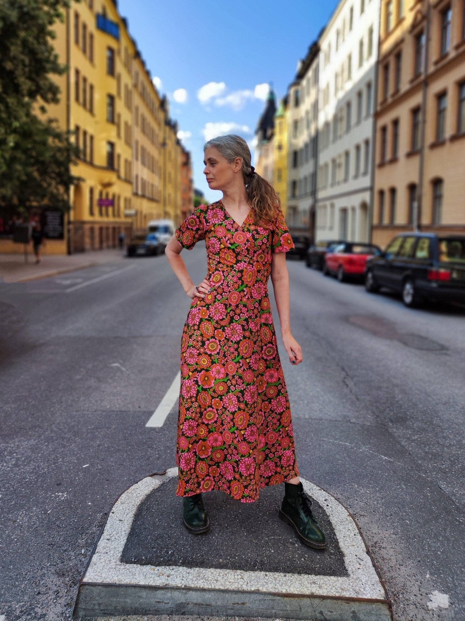 Långklänning Delaila | Rino Klänning i S från Rino Design Sthlm