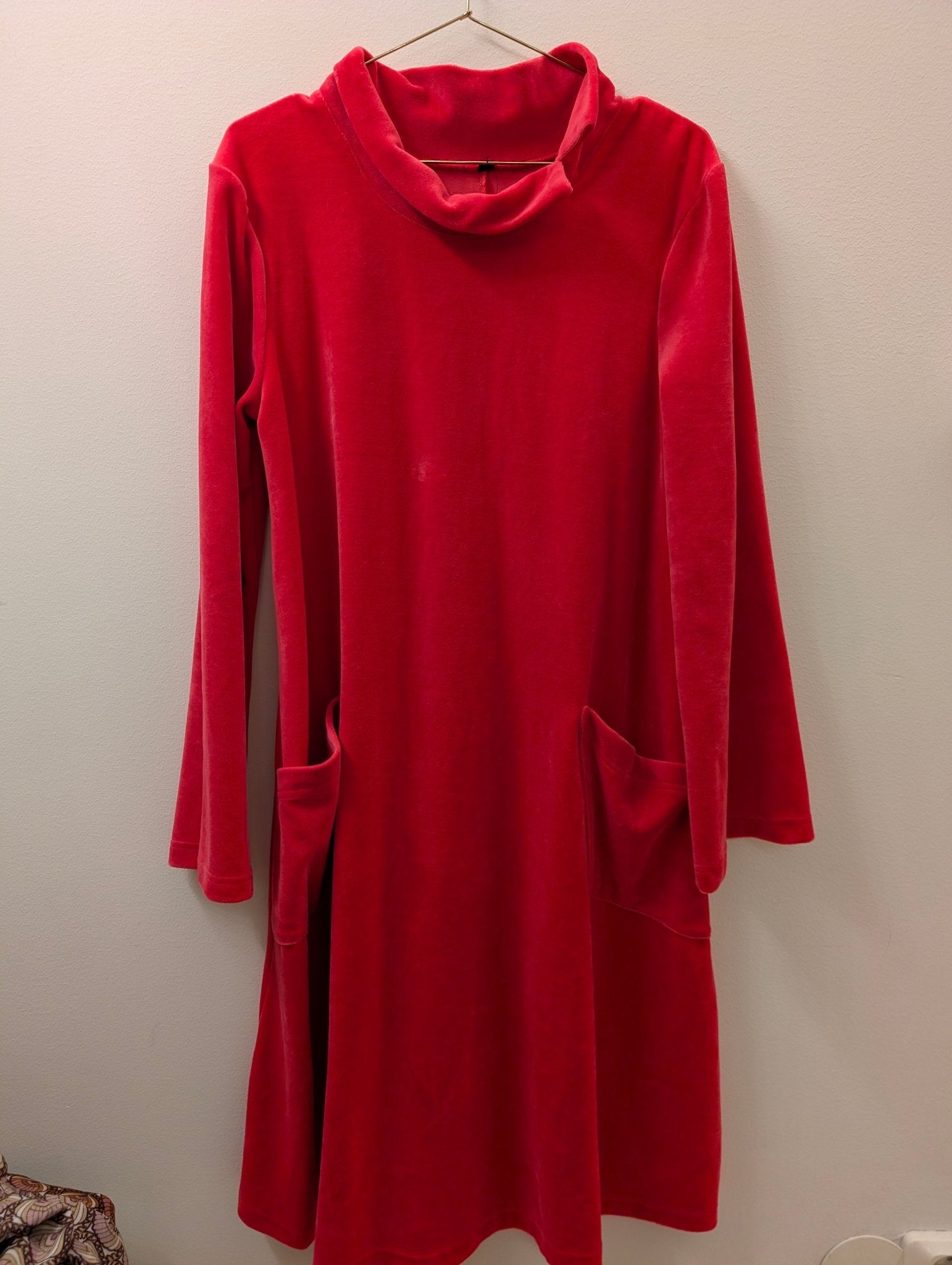 Last Chance / One time Klänning Rosa velour - Rino Design Sthlm