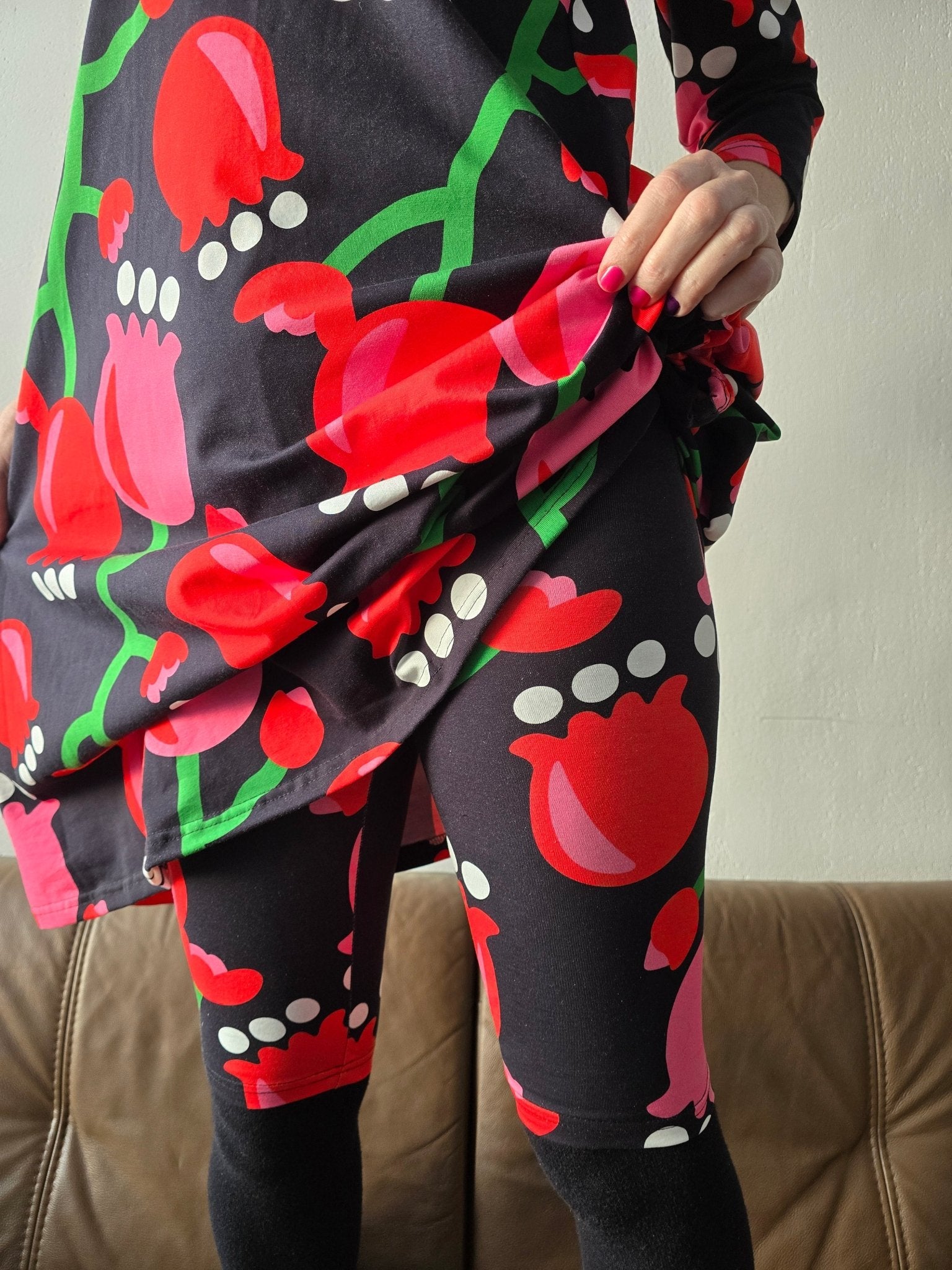 Leggings kort Tulpan | Rino Leggings korta i S från Rino Design Sthlm