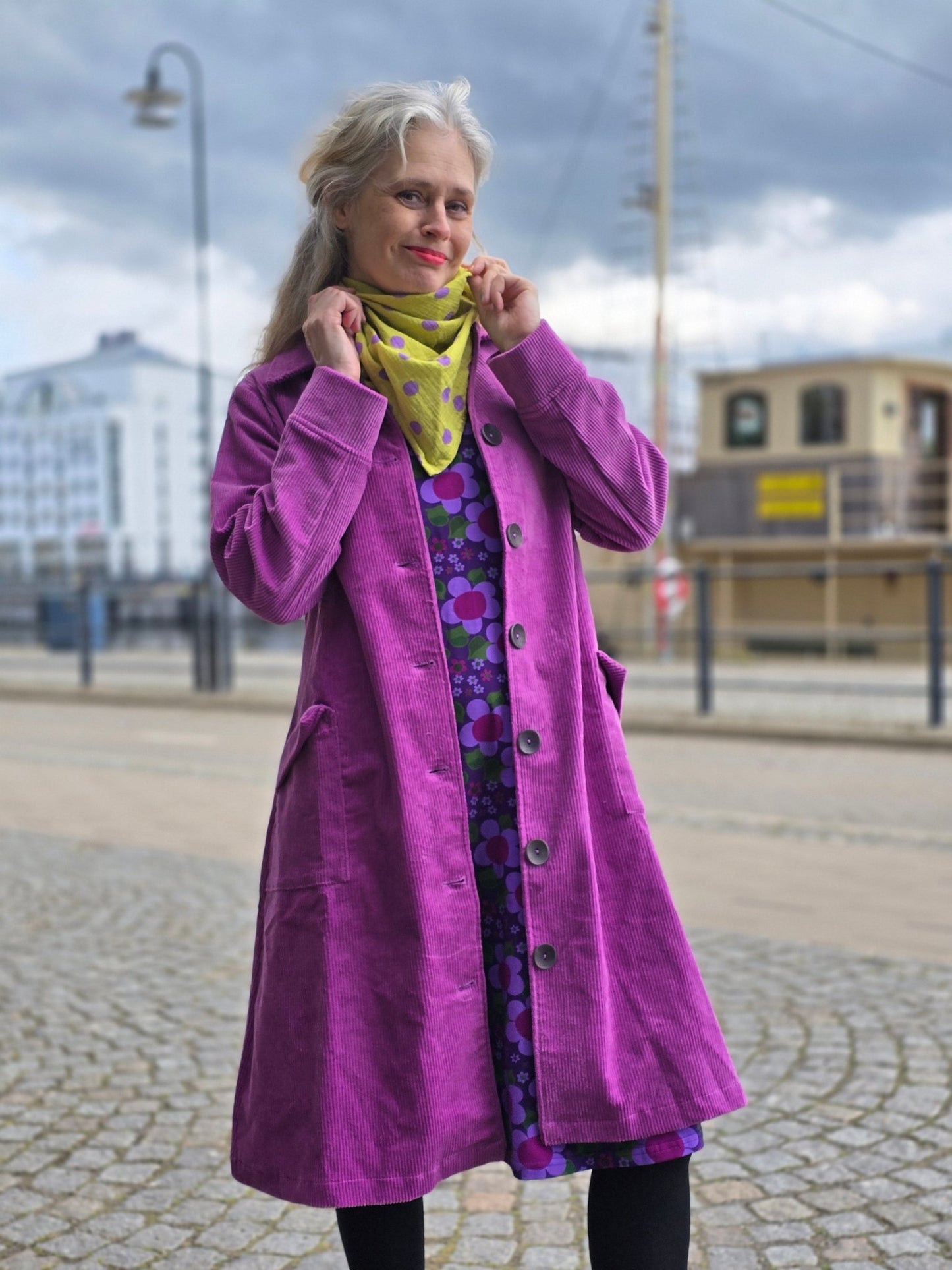 Lila Manchesterkappa - Rino Design Sthlm