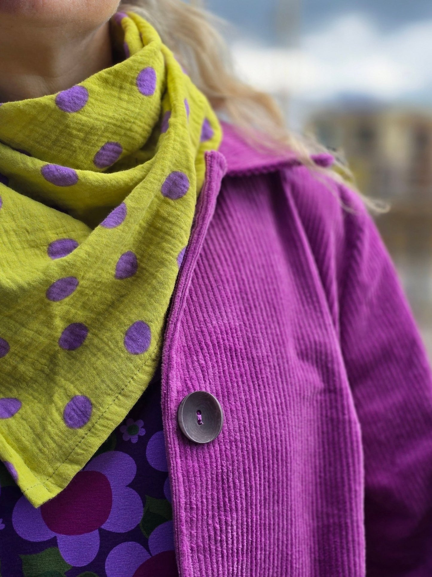 Lila Manchesterkappa - Rino Design Sthlm