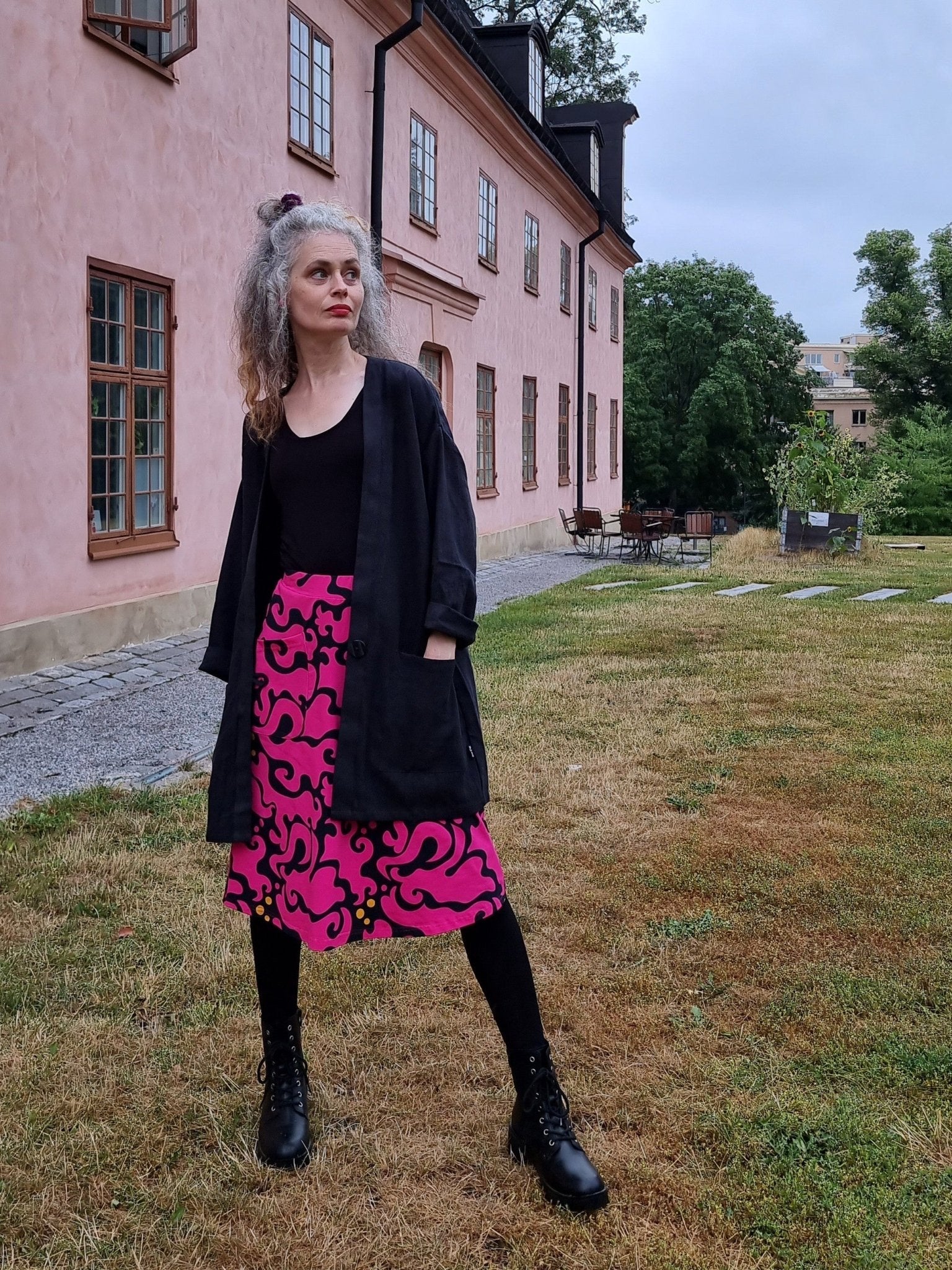 Kavaj Linne Svart | Rino Kavaj i One size från Rino Design Sthlm