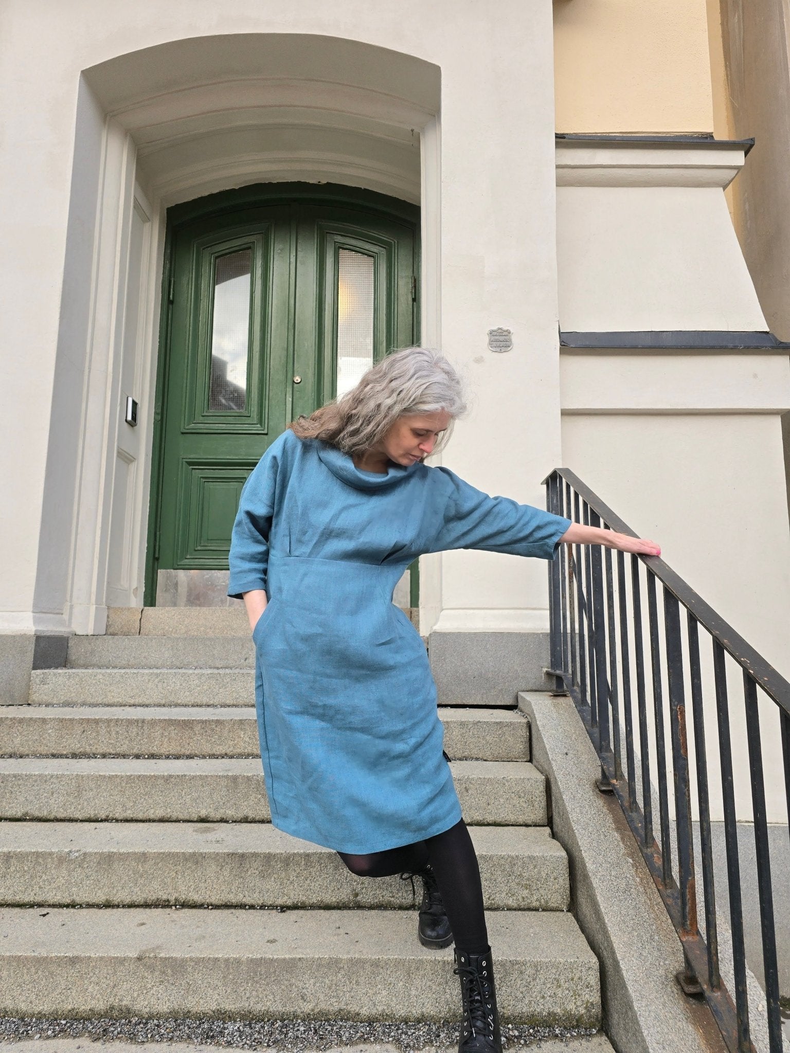 Klänning Jackie Blå | Rino Klänning i Mindre från Rino Design Sthlm