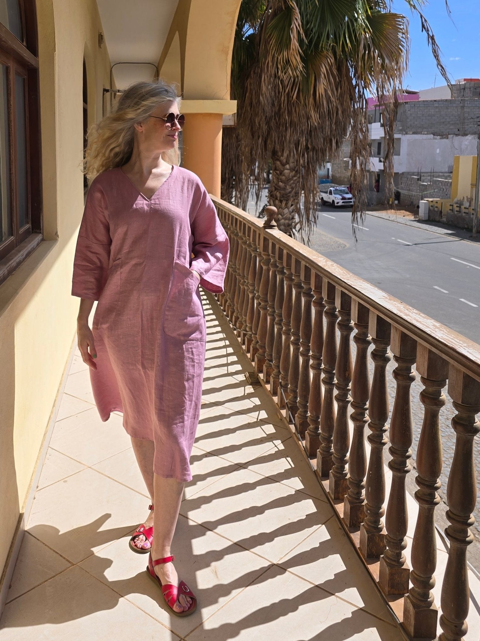 Klänning Vera Gammelrosa | Rino Klänning i S från Rino Design Sthlm