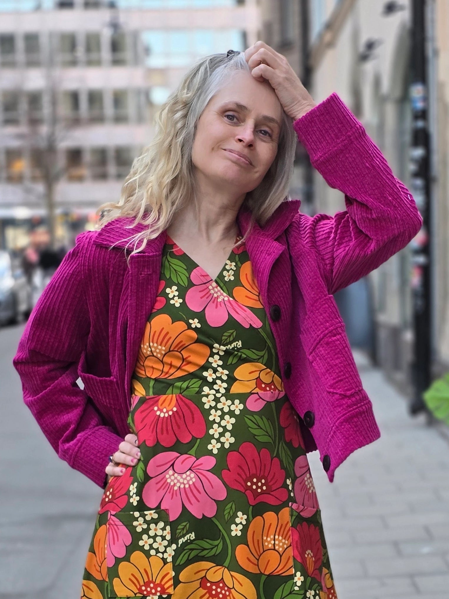 Manchesterjacka Cerise | Rino Jacka i S från Rino Design Sthlm