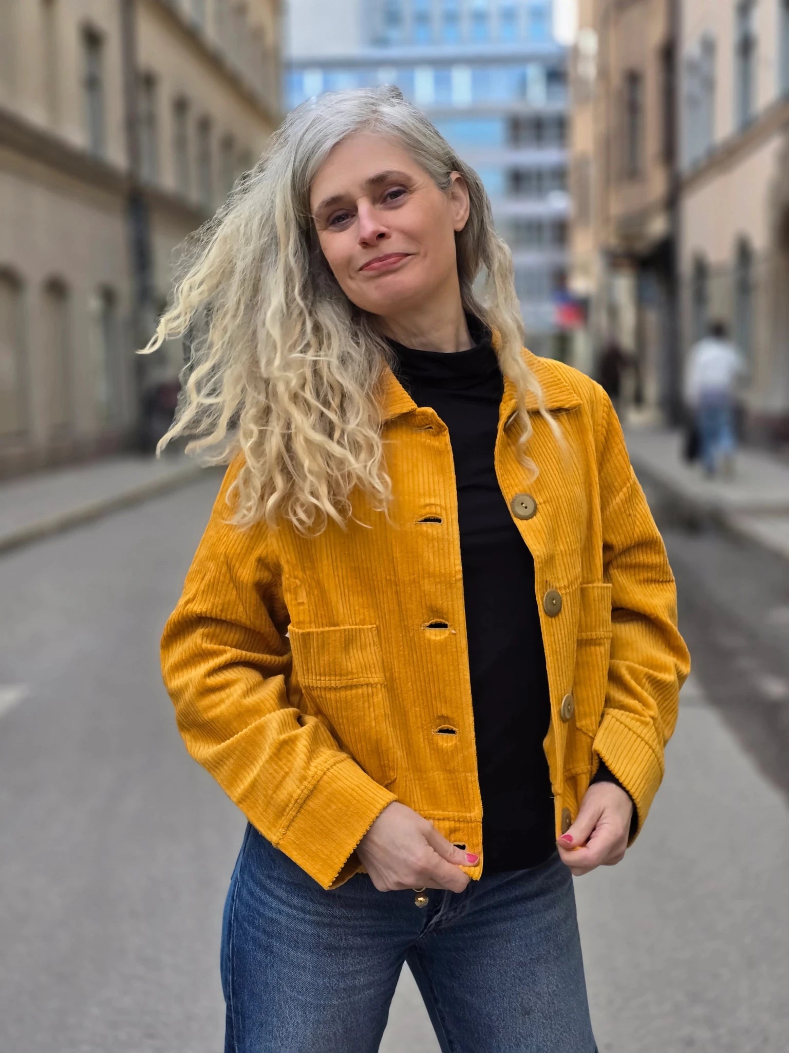 Manchesterjacka Gul | Rino Jacka i S från Rino Design Sthlm