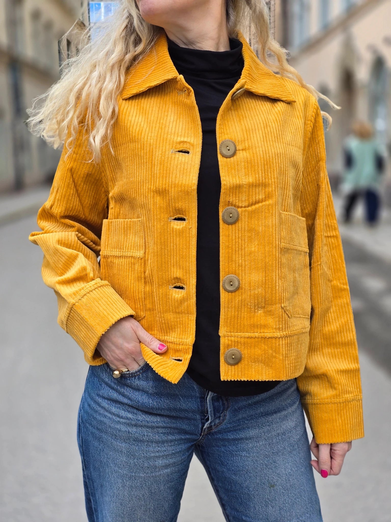 Manchesterjacka Gul | Rino Jacka i S från Rino Design Sthlm