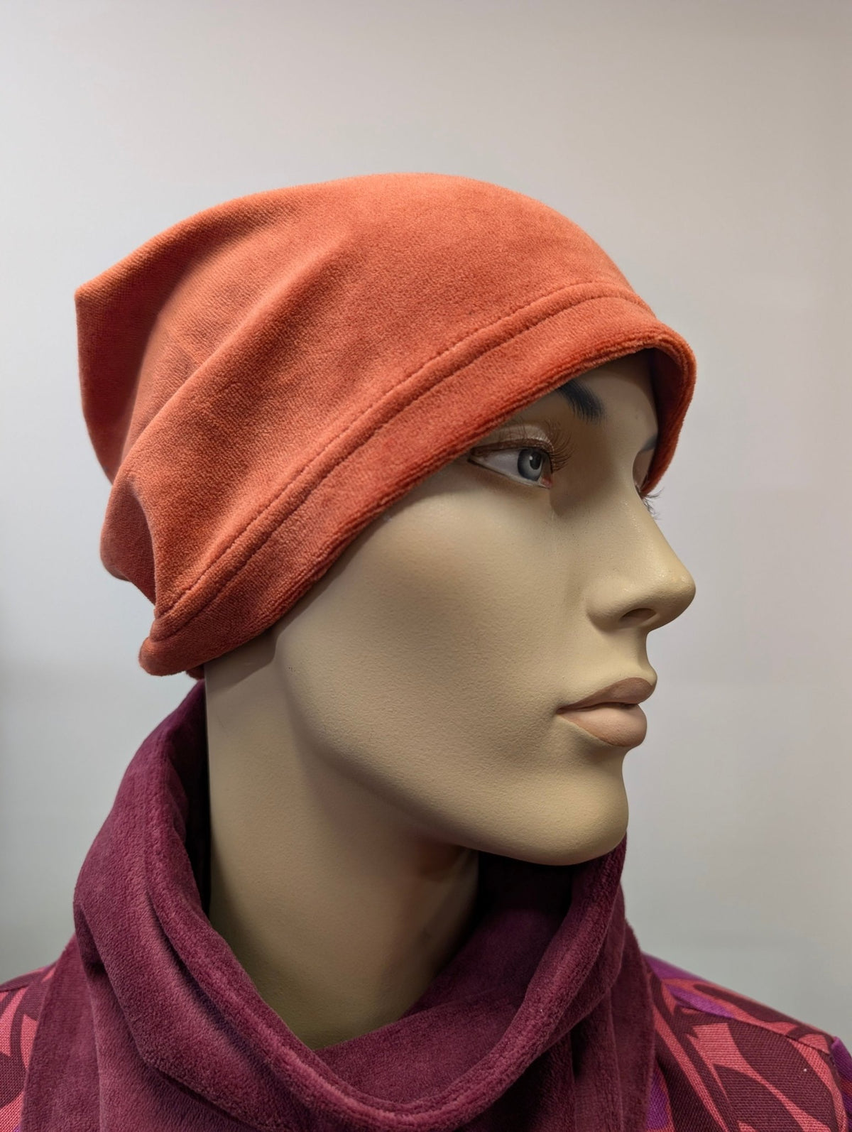 Mössa Velour Ljus Rost | Rino Mössa i One size från Rino Design Sthlm