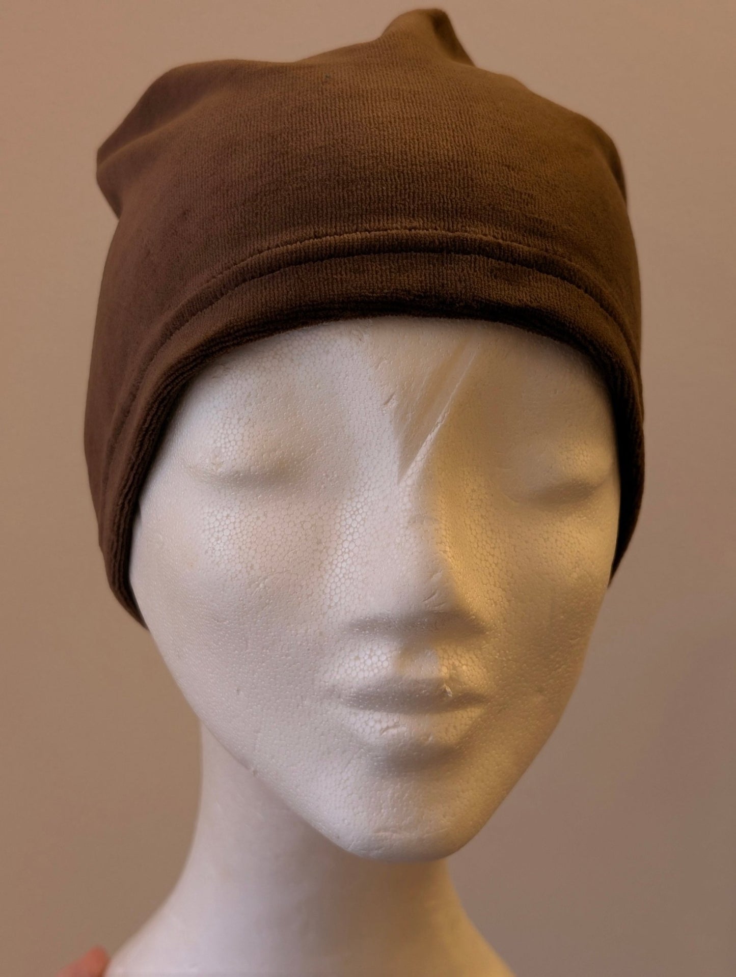 Mössa Velour Brun - Rino Design Sthlm