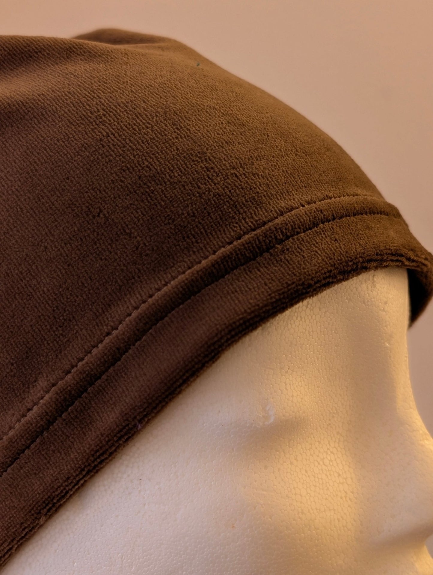 Mössa Velour Brun - Rino Design Sthlm