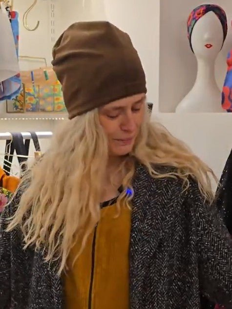 Mössa Velour Brun - Rino Design Sthlm