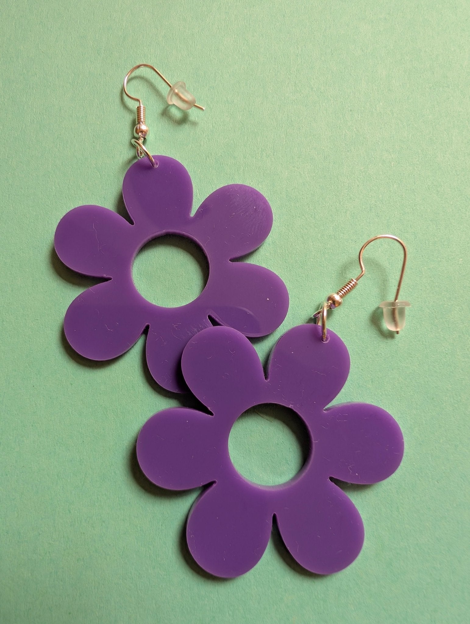 Örhängen Flower Power Lila | Rino Örhängen i Mindre från Rino Design Sthlm
