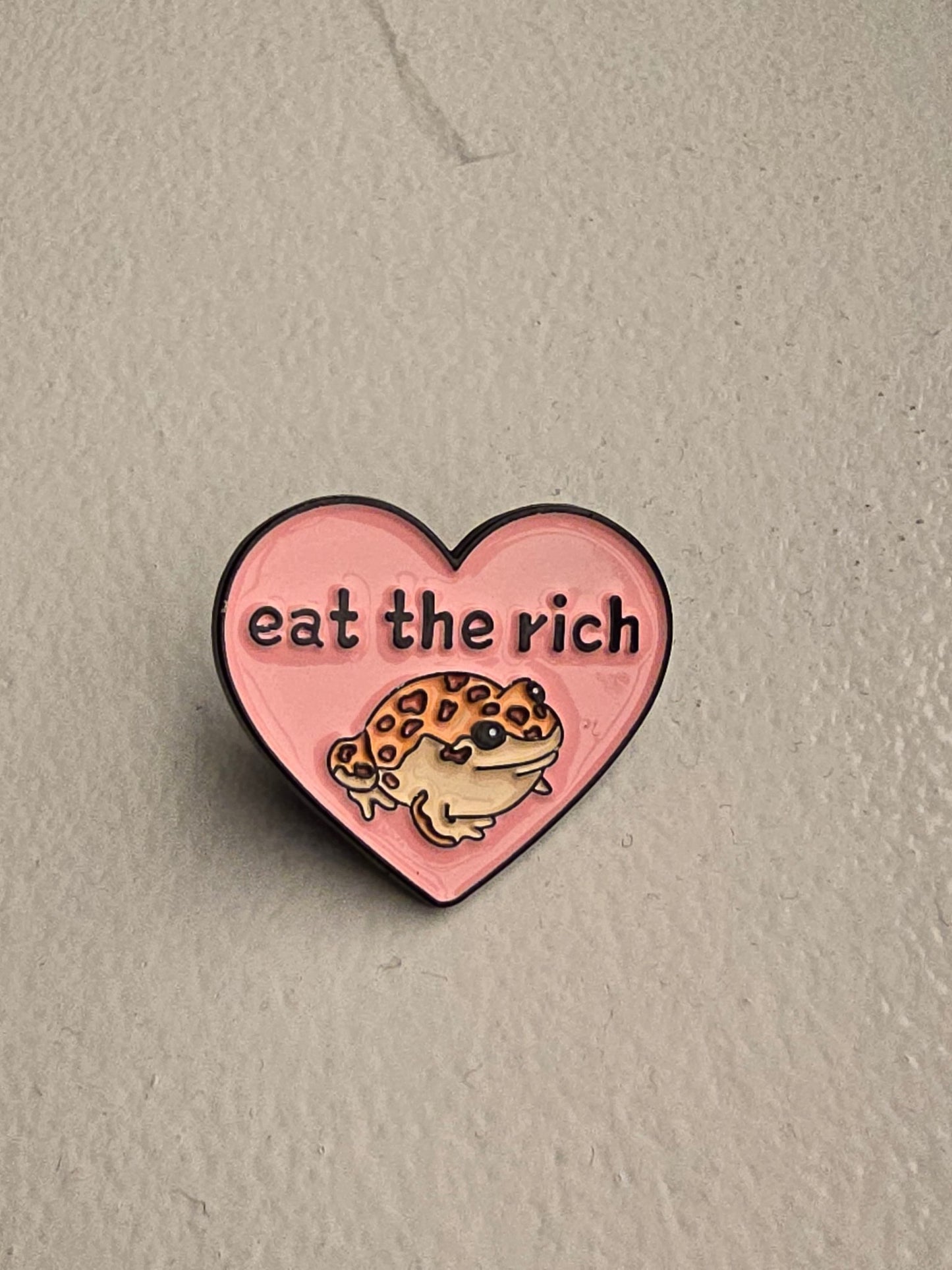 Pin Eat the rich - Rino Design Sthlm