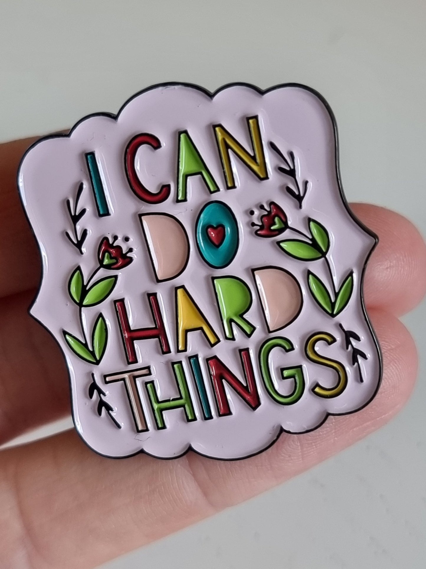 Pin I can do hard things - Rino Design Sthlm