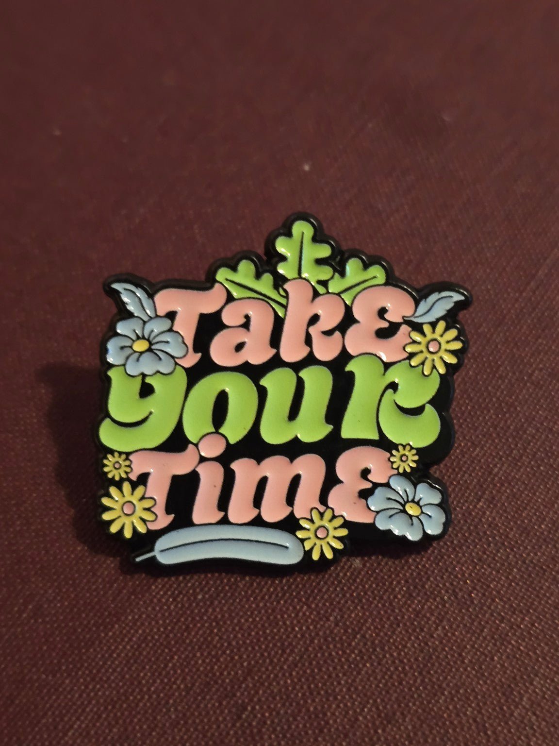 Pin Take Your Time Pins i One size från Rino Design Sthlm