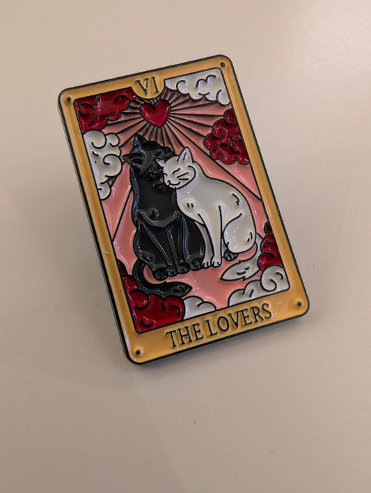 Pin the Lovers - två kära katter - Rino Design Sthlm