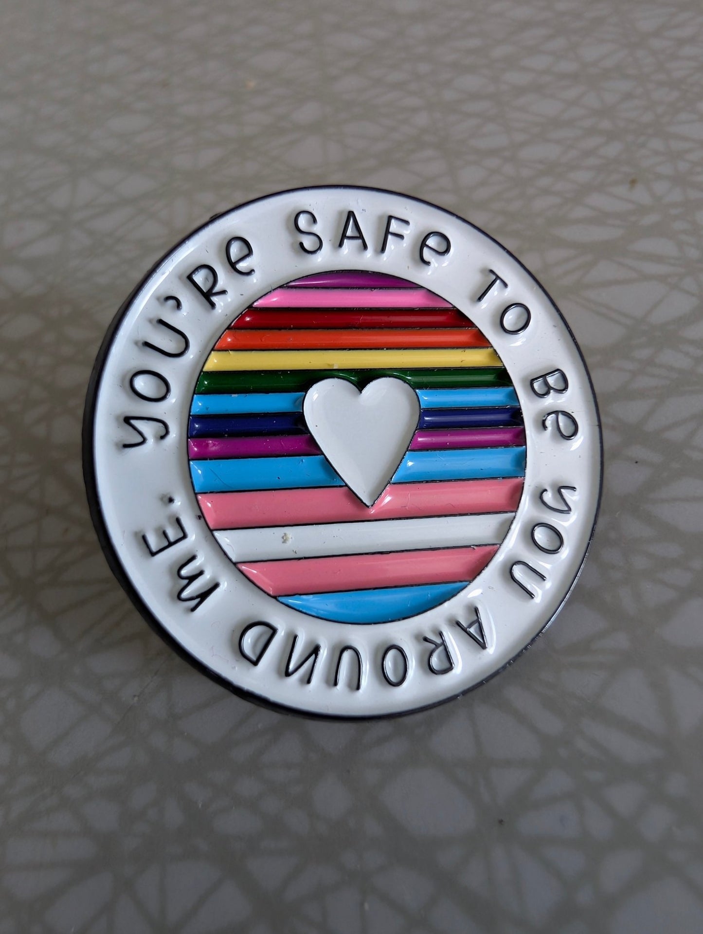 Pin You´re safe - Rino Design Sthlm