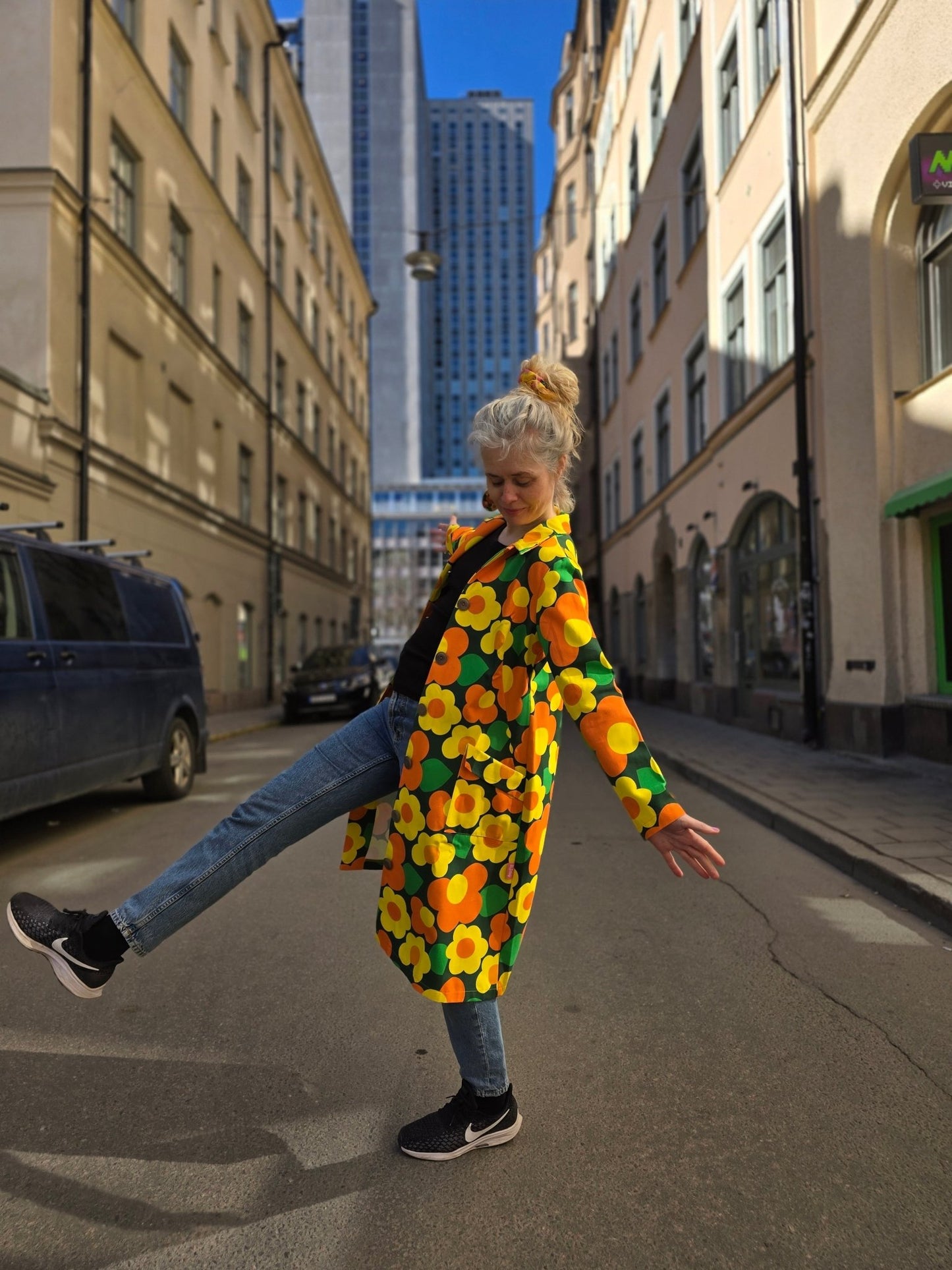 Retro kappa Twiggy - Rino Design Sthlm
